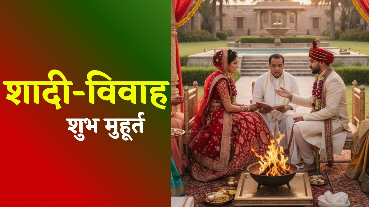 Vivah Muhurat 2025-26: दिसंबर शादी के मुहूर्त कम, शुक्र ग्रह अस्त और खरमास 2025 से फरवरी 2026 तक विवाह पर ब्रेक | Indore News