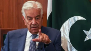 Pakistan Minister Khawaja Asif