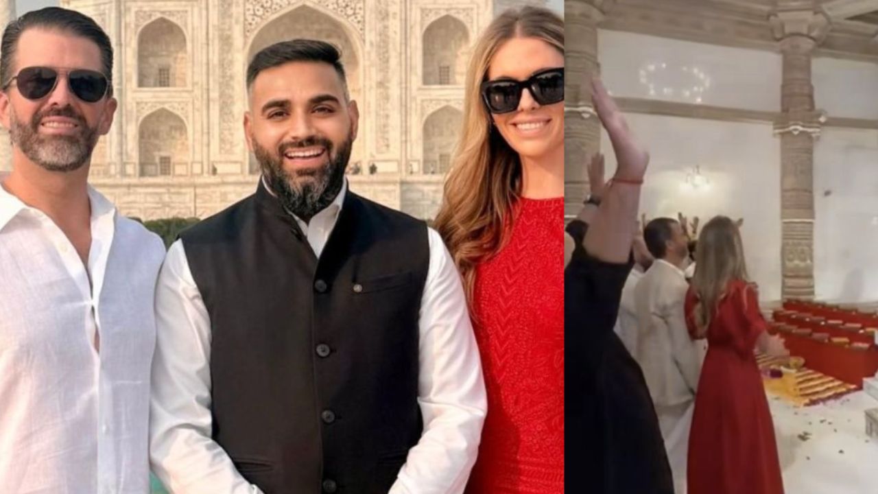 Donald Trump Jr India Visit: अंबानी संग Ganesh Puja, Ventara Jamnagar Tour और Taj Mahal Visit के Viral Video चर्चा में