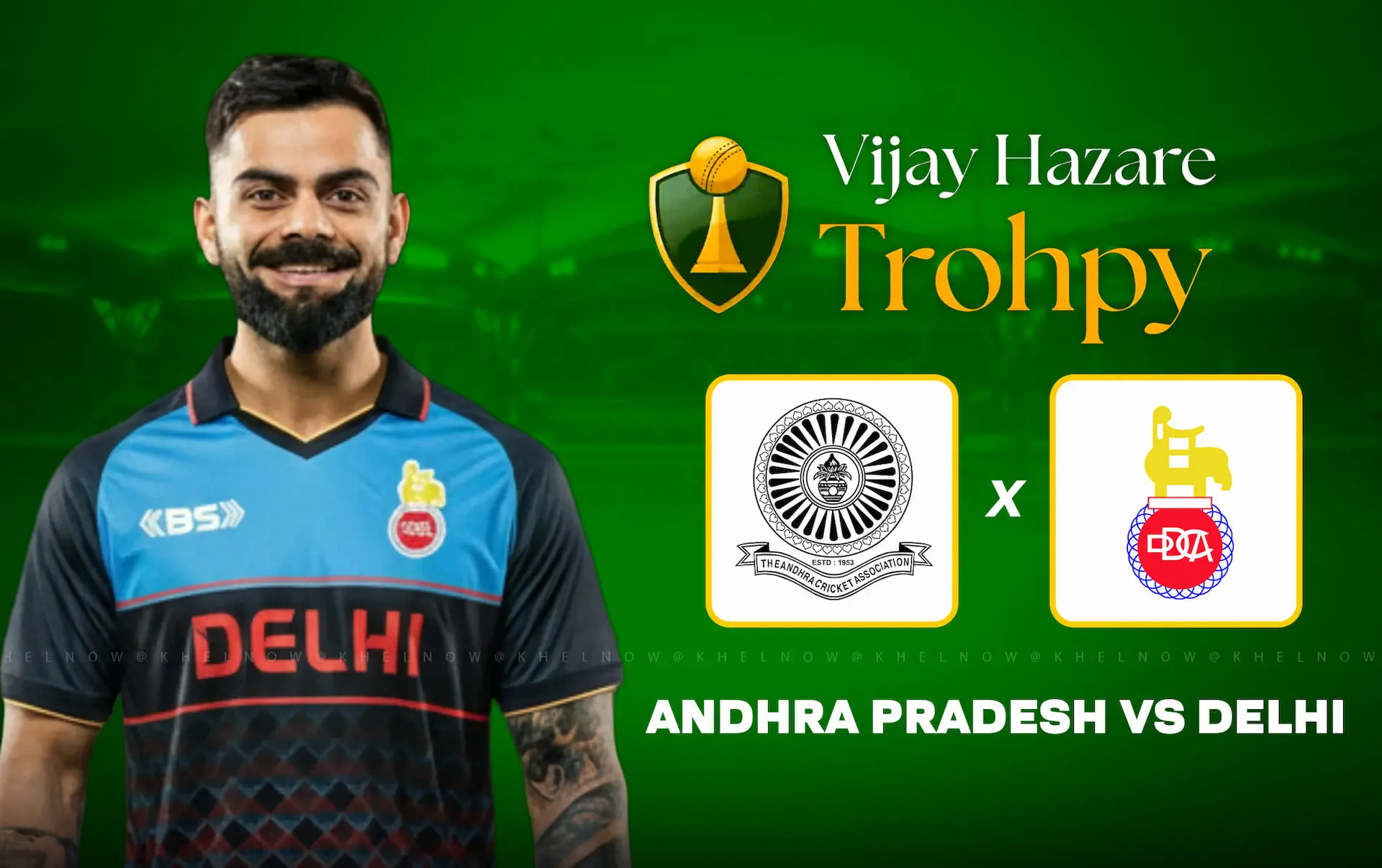 Delhi vs Andhra Pradesh Vijay Hazare Trophy में कोहली का क्लासिक और ऐतिहासिक अंदाज़, दिल्ली की जीत लगभग तय