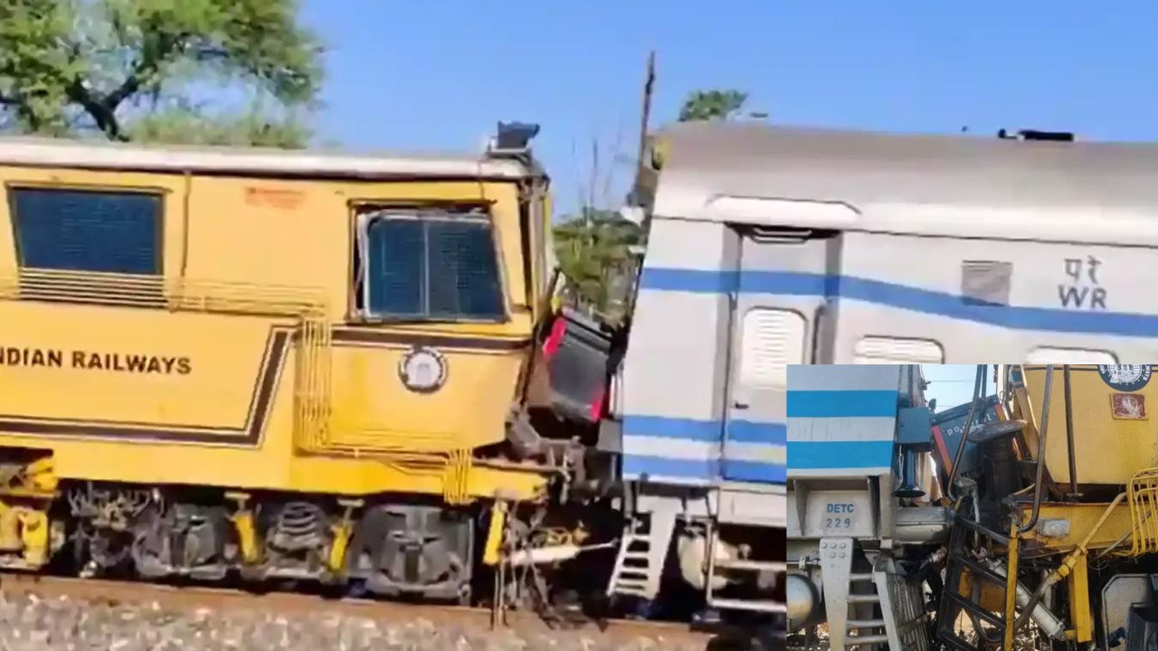 नीमच में ट्रेन हादसा: हिंगोरिया फाटक पर 2 इंजन टकराए, 4 घायल