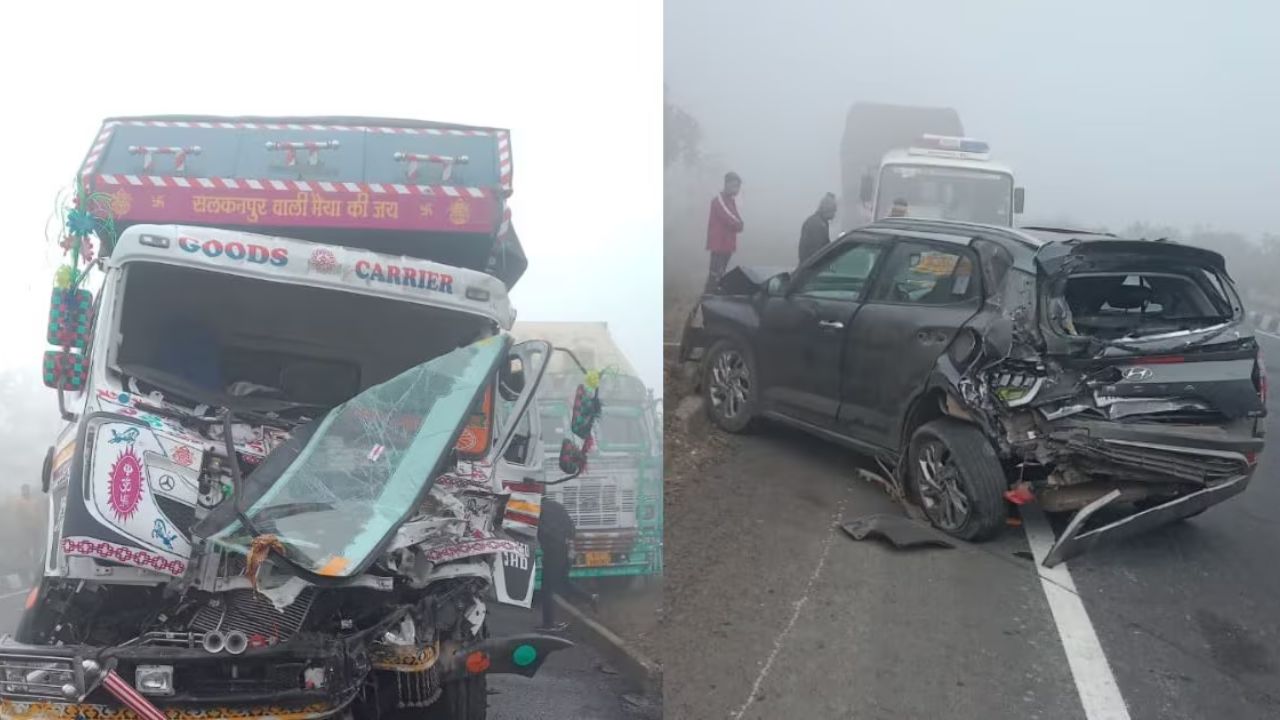 NH- 44 पर भीषण हादसा: BDS के चार जवान शहीद, एक गंभीर घायल
