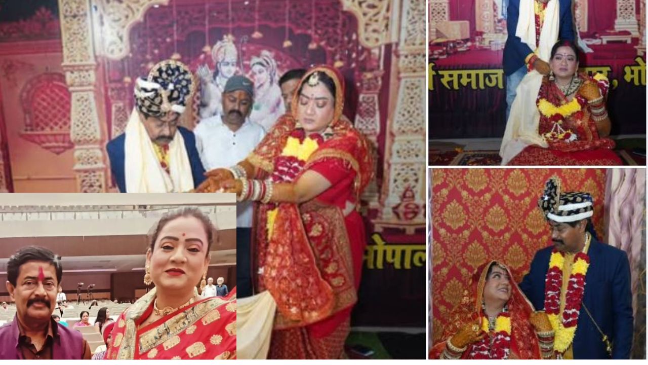 पूर्व मंत्री Deepak Joshi ने कांग्रेस नेता पल्लवी राज सक्सेना से आर्य समाज मंदिर में विवाह किया