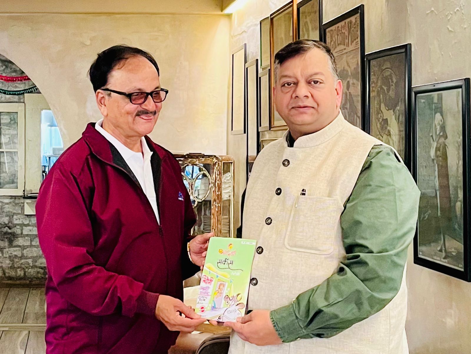 भारतीय कार्टून कला पुस्तक सर्कस का विमोचन