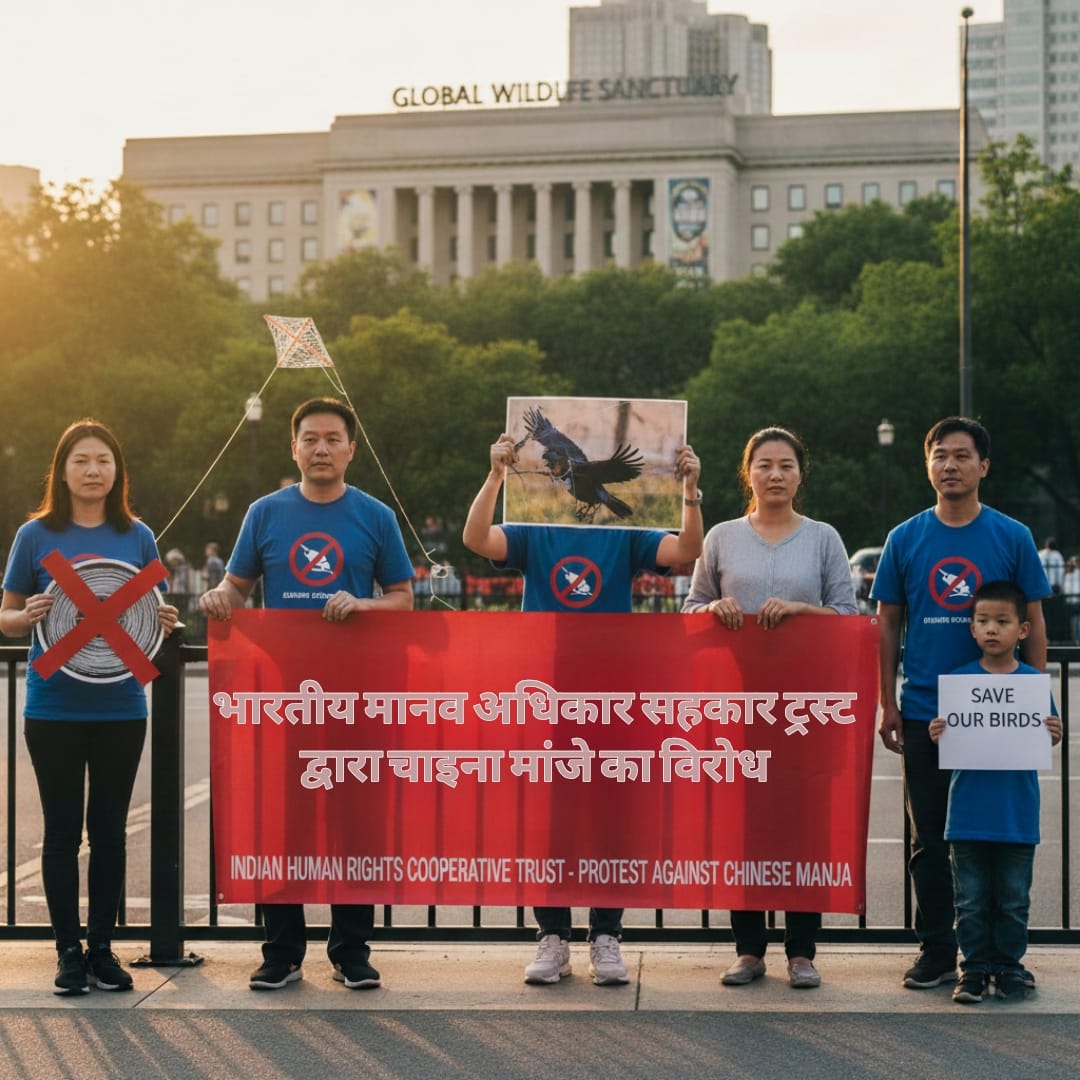 Chinese Manjha Ban awareness campaign India