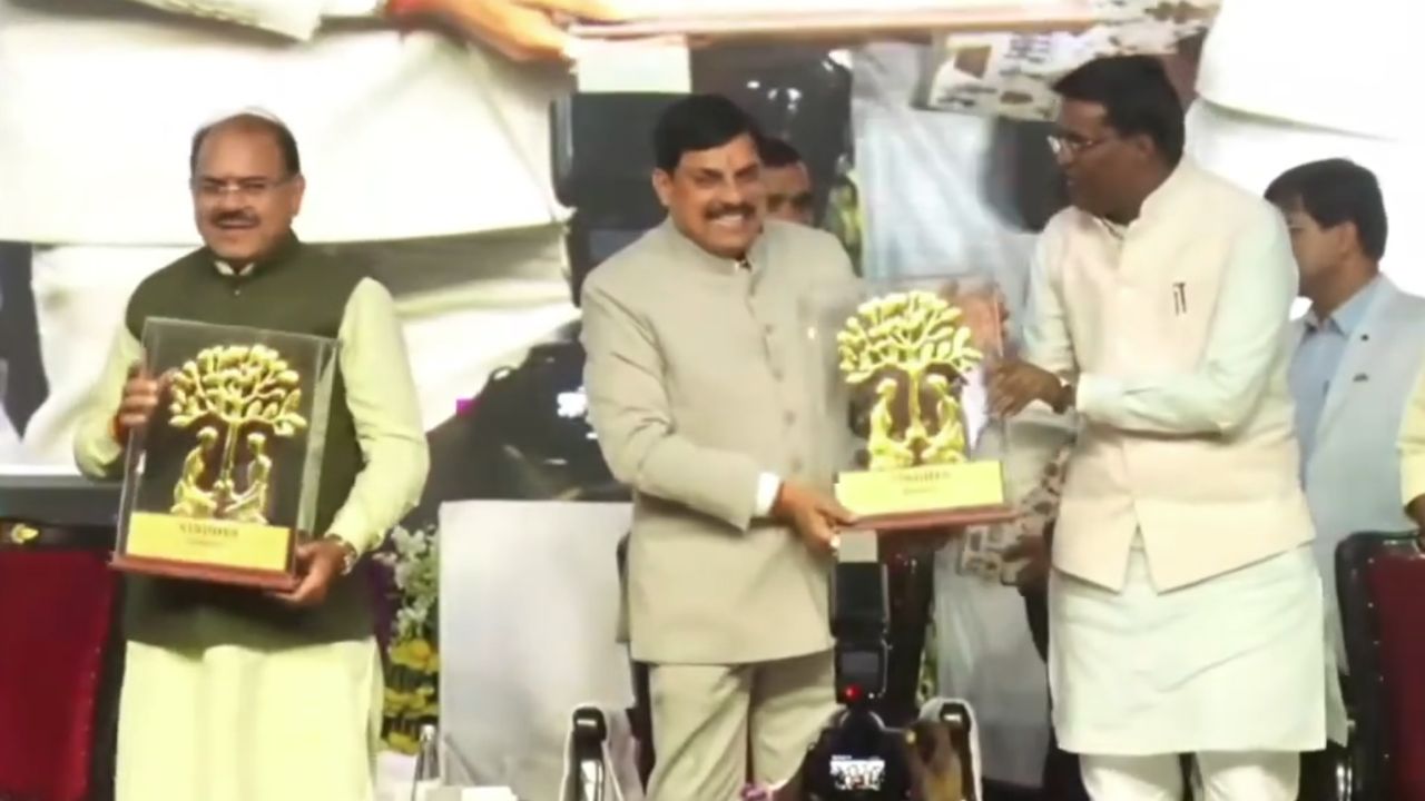 11वां अंतरराष्ट्रीय वन मेला में मुख्यमंत्री मोहन यादव वन्यजीव संरक्षण योजना साझा करते हुए