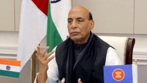 defence minister rajnath singh addressing conference video c9e6d7b8 4064 11eb 846d e0066b9df566
