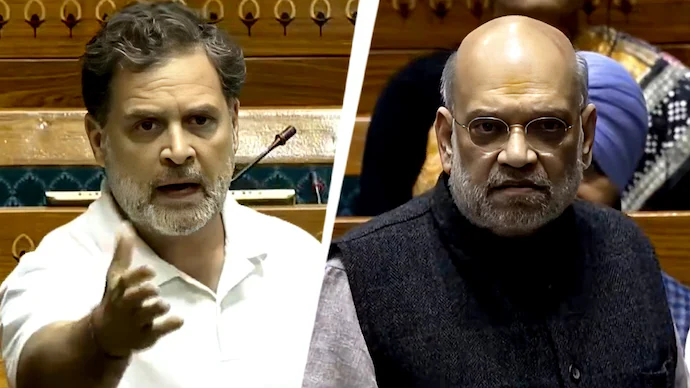 Rahul Gandhi Speech Today: रामलीला मैदान में अमित शाह पर तीखा हमला, बोले – सत्ता जाते ही खत्म हो जाएगी बहादुरी |