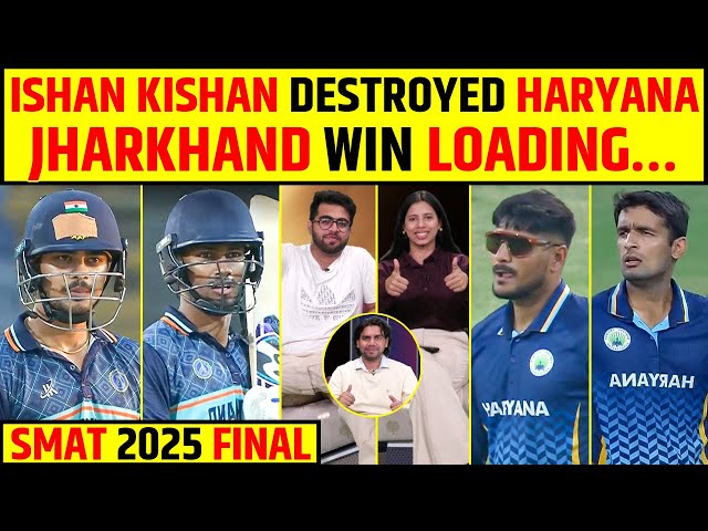 Haryana vs Jharkhand SMAT 2025 Final match action