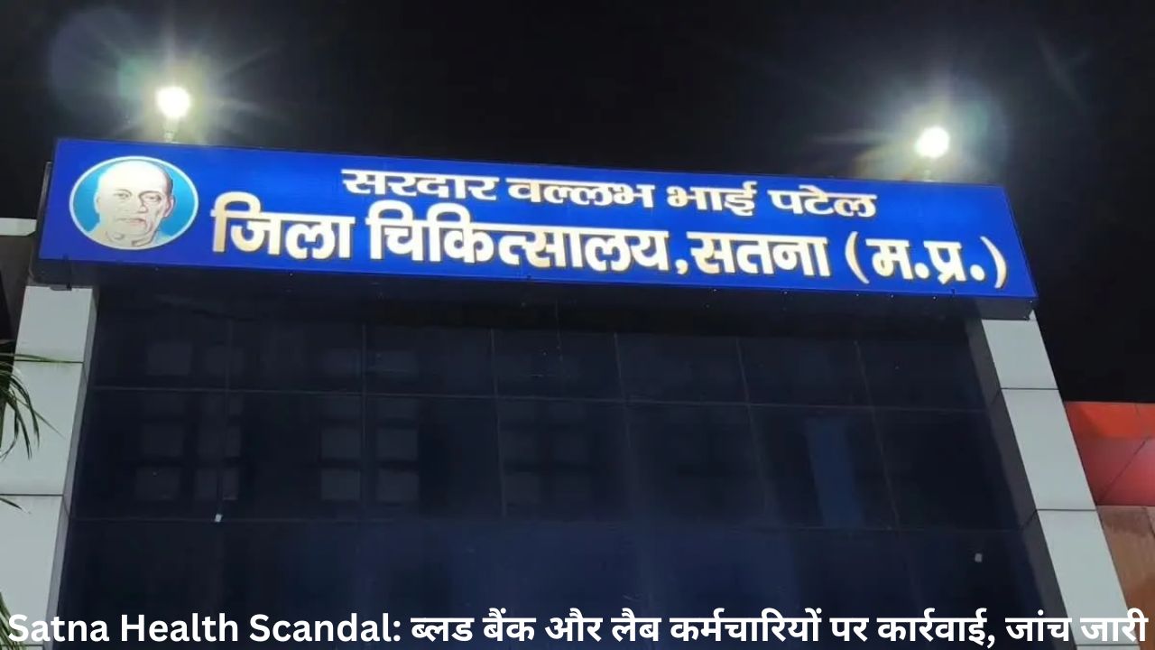 Satna HIV Case : ब्लड बैंक प्रभारी समेत 3 सस्पेंड, पूर्व सिविल सर्जन को नोटिस