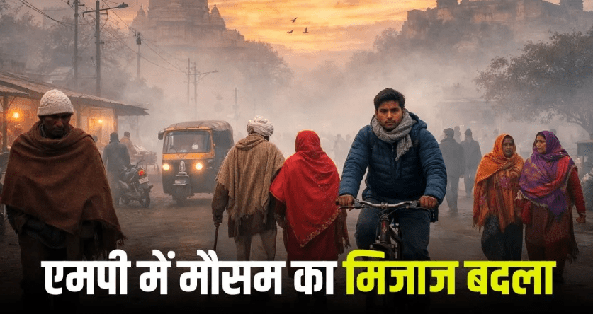 MP Weather Update: MP में तेज ठंड का दौर, चंबल-ग्वालियर रीजन में शीतलहर का अलर्ट