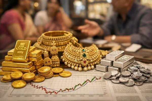 Gold and Silver Price Today: नए साल की शुरुआत में सोने-चांदी के दाम उछले, खरीदारों को लगा झटका