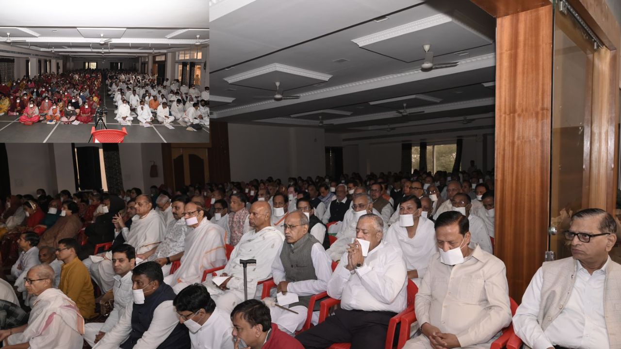 Indore में नए वर्ष की शुरुआत ध्यान और आत्म-निरीक्षण के साथ, हजारों श्रद्धालुओं ने भाग लिया