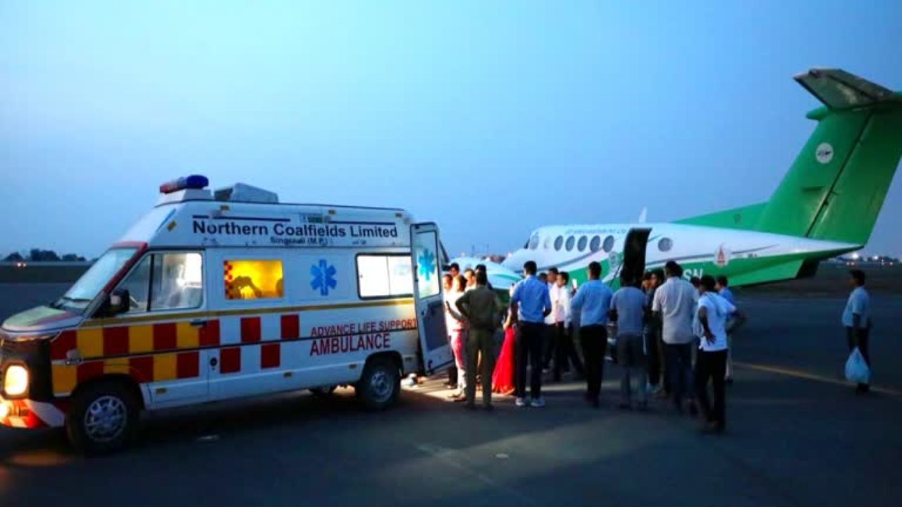 Rewa जिले ने PMShri Air एंबुलेंस सेवा में बनाया रिकॉर्ड, 32 जिले अब तक सेवा से वंचित