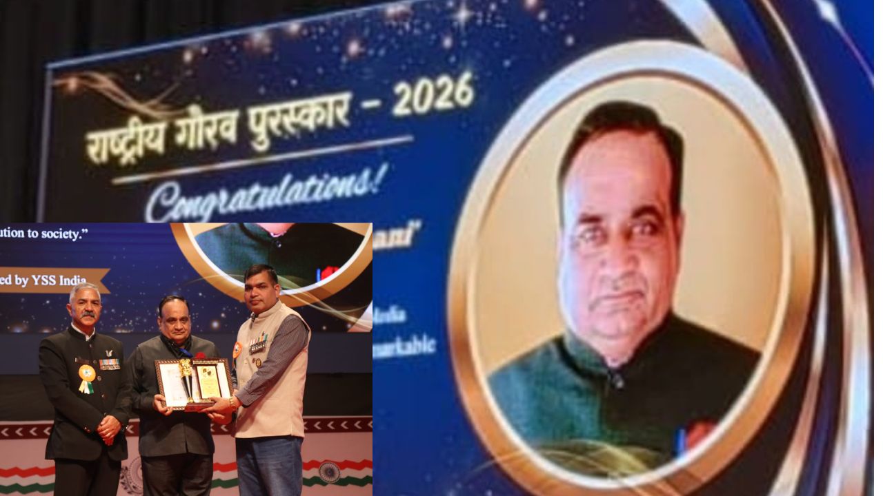 पत्रकार पारस Jain “पार्श्वमणि” को राष्ट्रीय गौरव पुरस्कार 2026 से सम्मानित