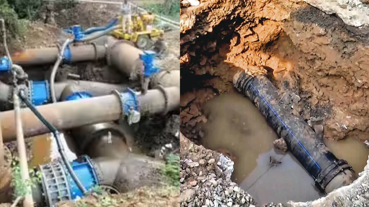 Indore Water Pipeline Leakage in residential areas