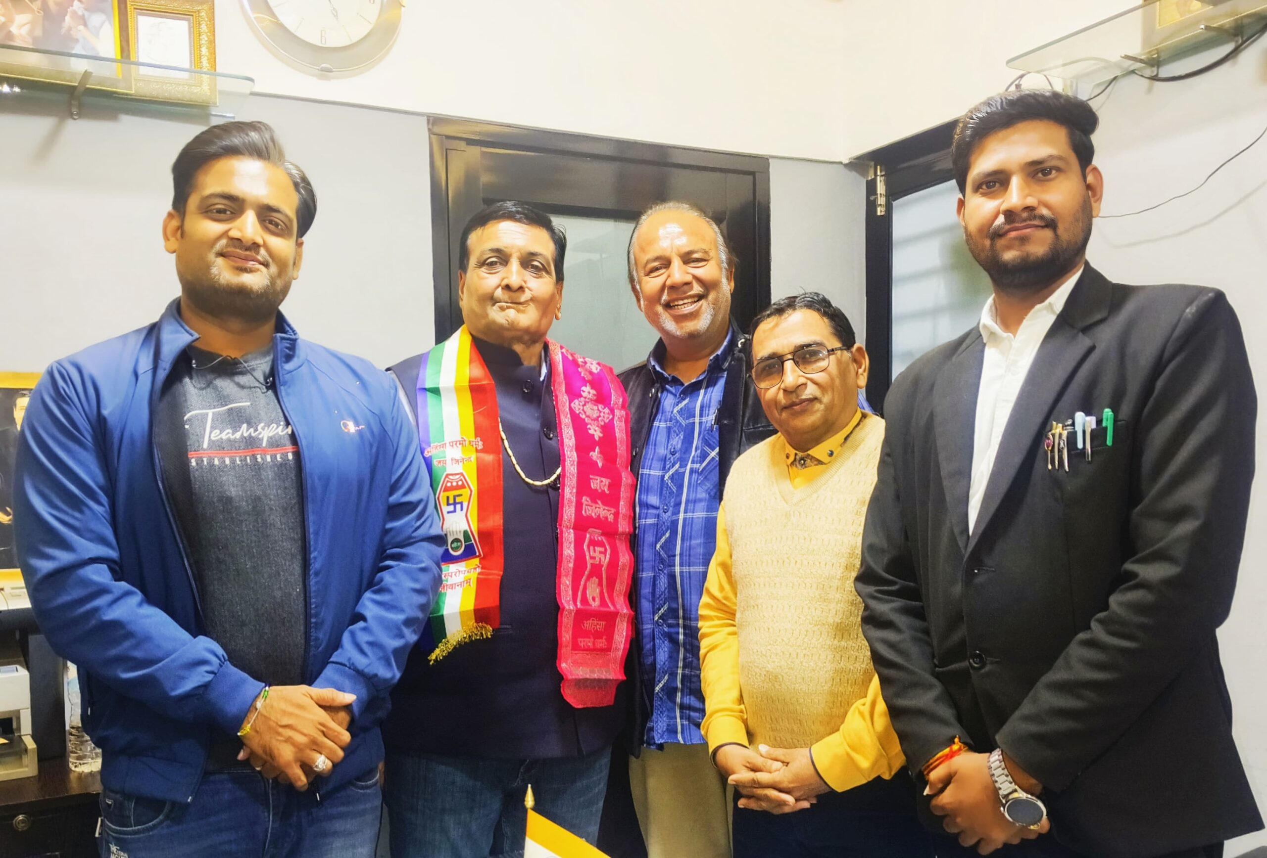 दिगंबर जैन सामाजिक संसद में विनय बाकलीवाल का भव्य सम्मान समारोह