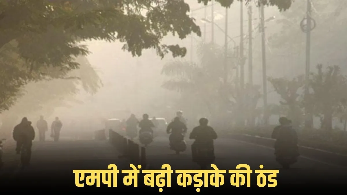 MP Weather Today fog and cold wave in Madhya Pradesh