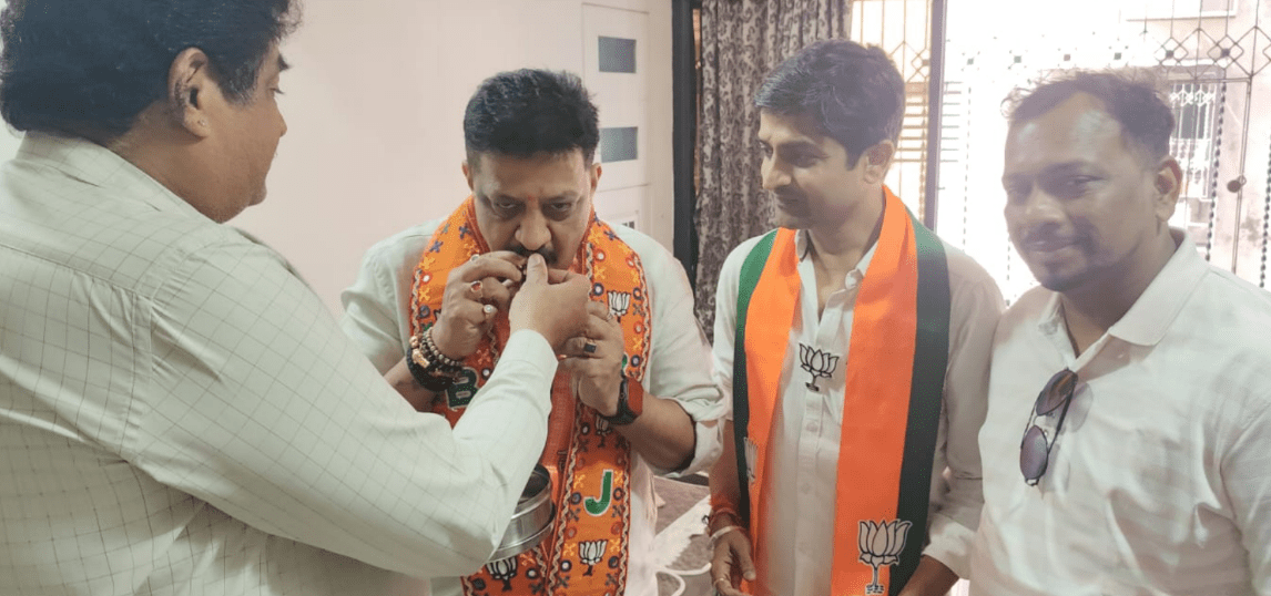 Santosh राणे को भायखला और शंखेश्वर दर्शन में मिला जबरदस्त समर्थन, जनता ने किया स्वागत
