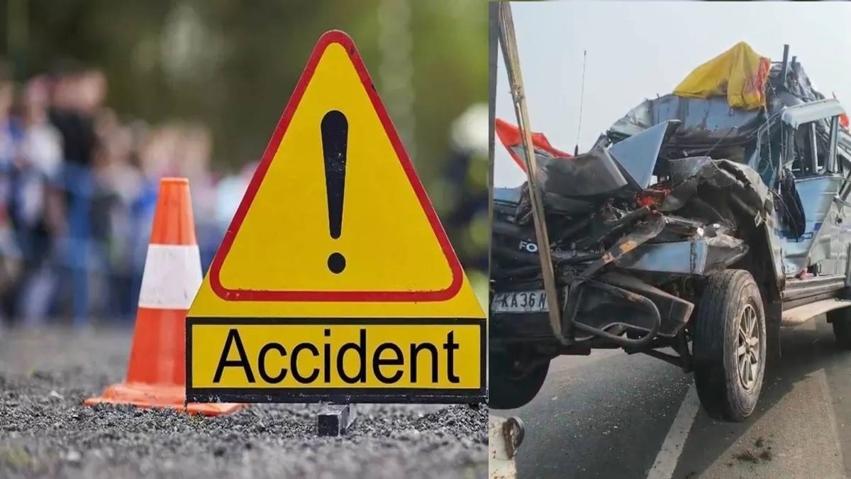 Ujjain में भीषण सड़क हादसा ट्राले से टकराई श्रद्धालुओं की गाड़ी 3 की मौत 3 गंभीर