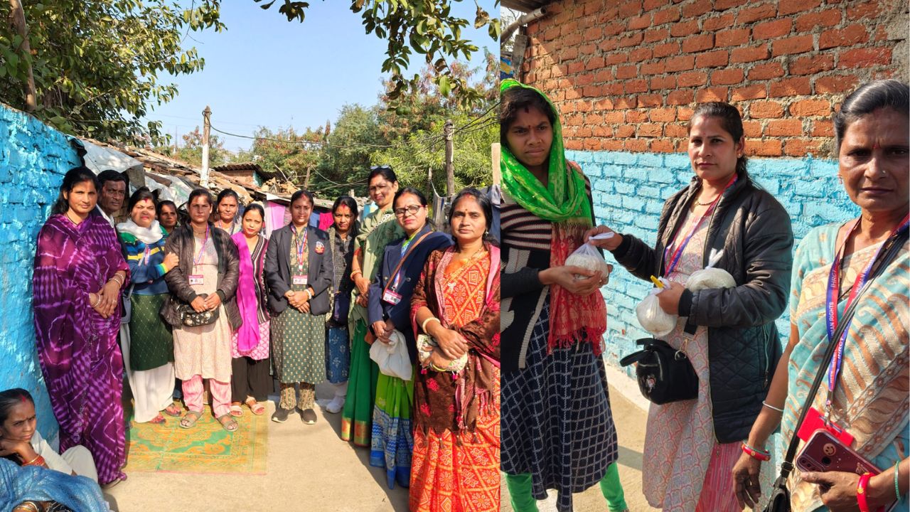 Jabalpur में भारतीय मानव अधिकार सहकार ट्रस्ट ने गरीब बस्ती में चलाया जन-जागरूकता और सहायता अभियान