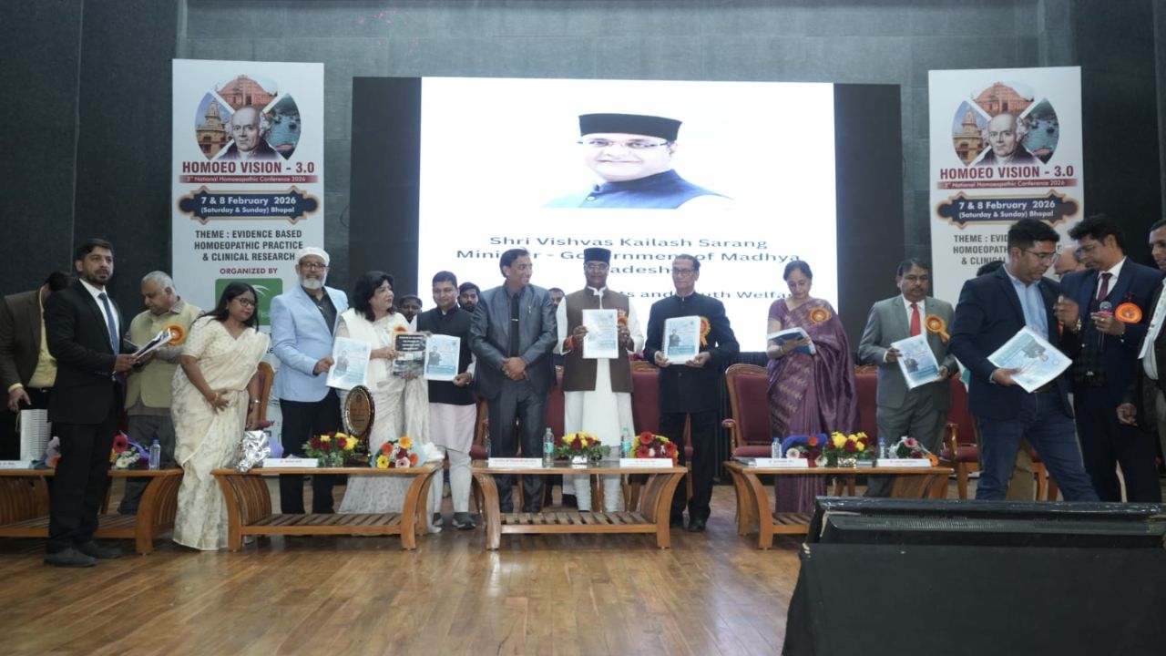 भोपाल में राष्ट्रीय होम्योपैथिक सम्मेलन “HOMOEOVISION-2026” में Dr. Arpit Chopra Jain की प्रभावशाली सहभागिता