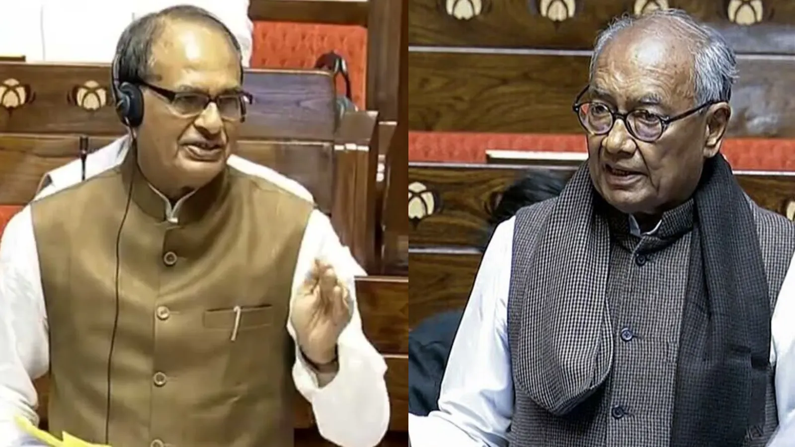 राज्यसभा में भिड़े Shivraj और Digvijaya, मूंग खरीदी क्लस्टर पर तीखी बहस