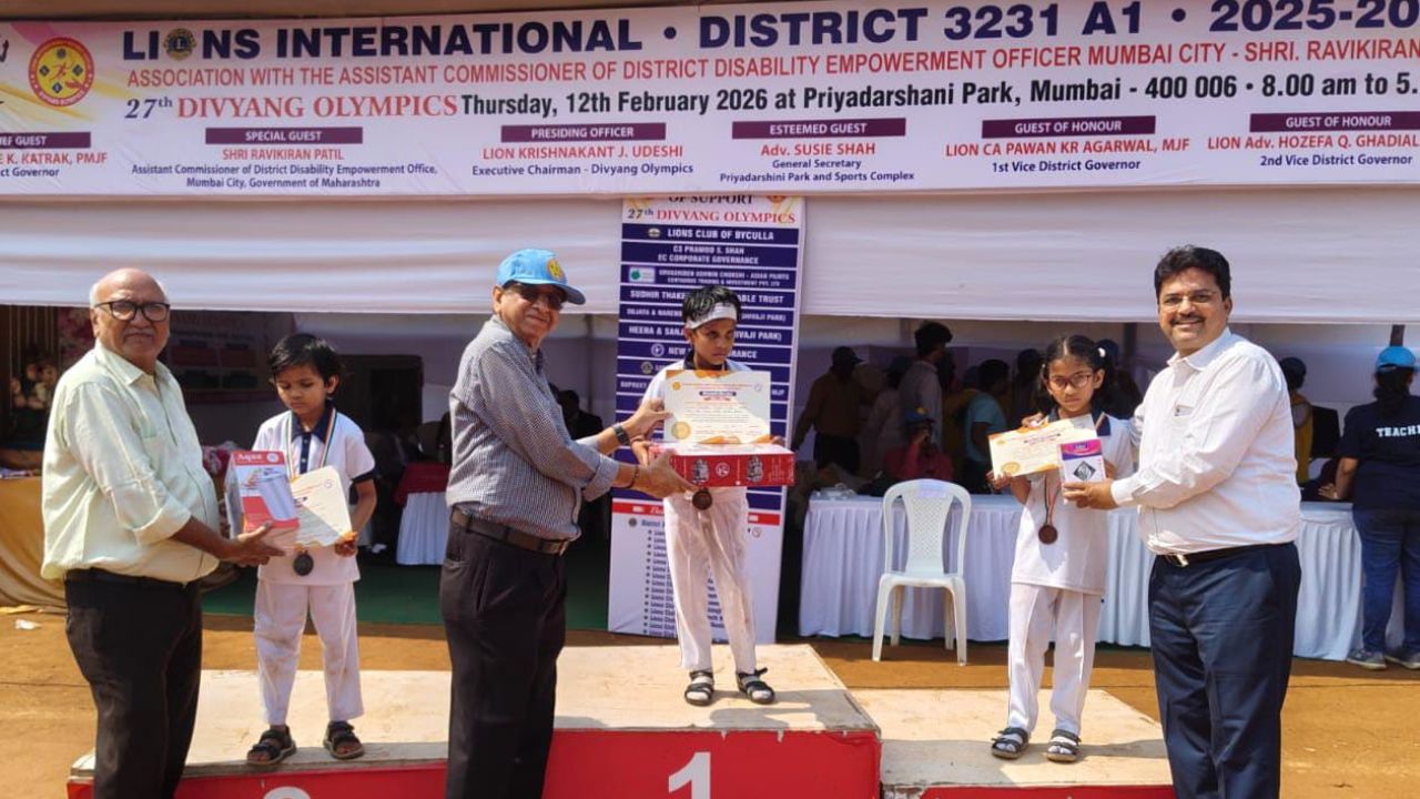 दिव्यांग Olympics 2026: मुंबई में लाइन्स क्लब का प्रेरक आयोजन