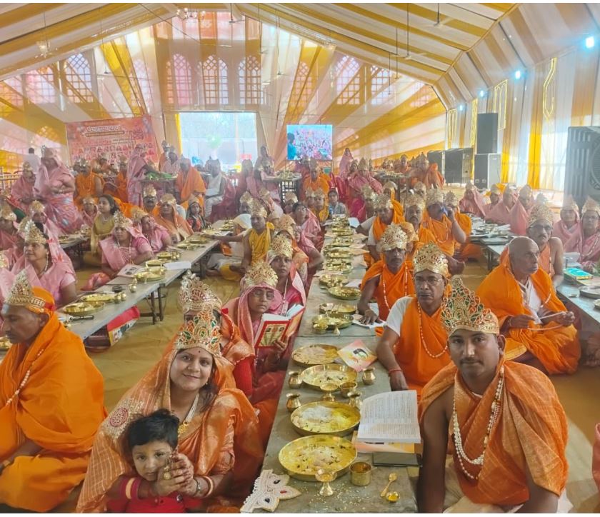 Badagaon धसान में पंच कल्याणक के दूसरे गर्भ कल्याणक की भव्य क्रियाएँ सम्पन्न