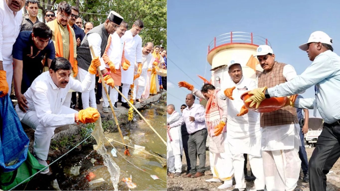 जल गंगा संवर्धन अभियान 2026, जल संरक्षण मध्यप्रदेश, शिप्रा नदी उज्जैन, पानी बचाओ अभियान