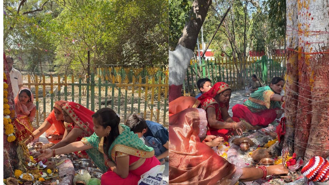 Nagda Railway Colony Women Participate in Grand Dasha Mata Celebrations