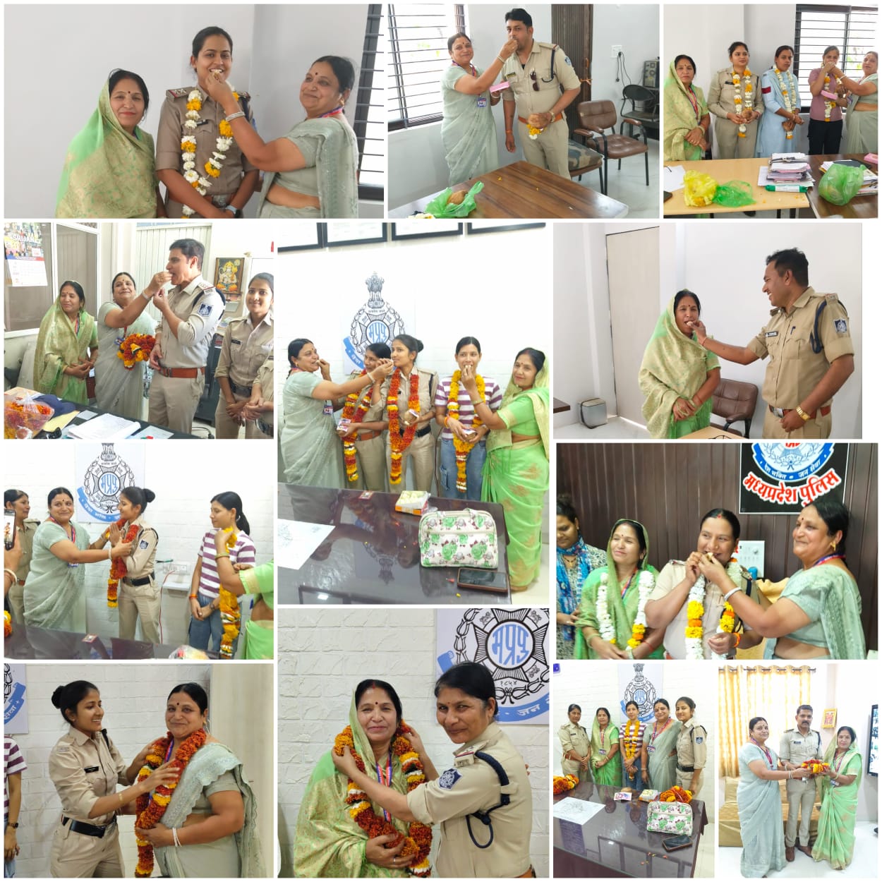 अंतरराष्ट्रीय महिला दिवस पर कन्नौद, खातेगांव और नेमावर थानों में महिला पुलिस अधिकारियों का प्रेरणादायक सम्मान