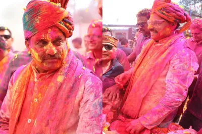 होली के रंग में रंगे मुख्यमंत्री मोहन यादव, भोपाल निवास पर फूलों और गुलाल के साथ मनाया रंगोत्सव, वीडियो हुआ वायरल