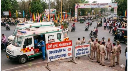 MP  में होली पर 948 सड़क दुर्घटनाएं, 108 एंबुलेंस ने दी आपात सहायता