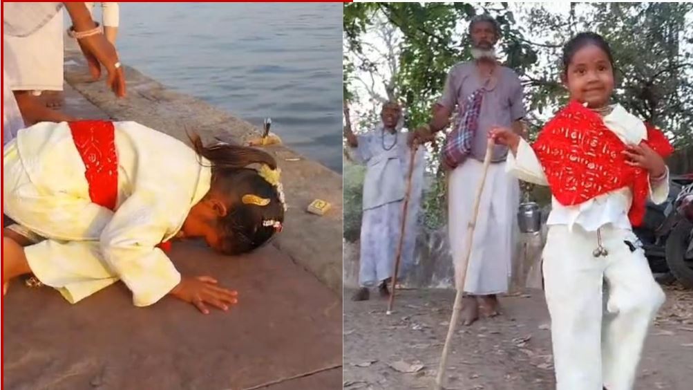 4 साल की मासूम Nandani ने कैंसर को हराकर मां नर्मदा की परिक्रमा पूरी की, आस्था और चमत्कार की मिसाल