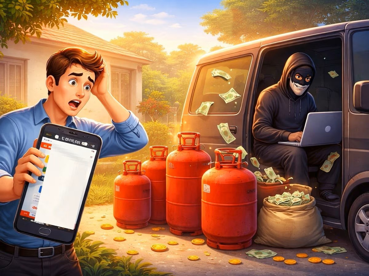अलर्ट: LPG गैस बुकिंग में जल्दबाजी पड़ सकती है भारी! “Gas Bill Update APK” स्कैम से बचें, सरकार ने जारी किया हाई अलर्ट