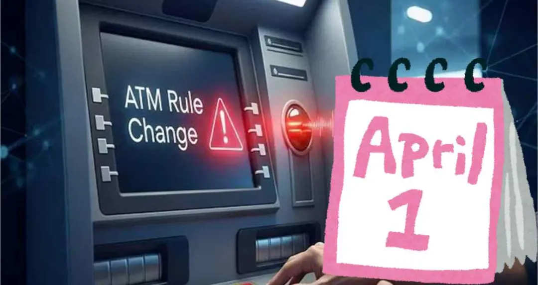 ATM निकासी महंगी, PAN बनवाना मुश्किल—1 अप्रैल से नए नियम लागू