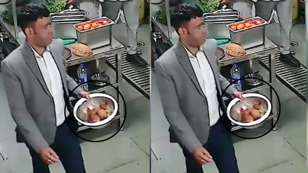 ujjain mahakal temple mpt hotel non veg controversy see cctv viral video 1689932323