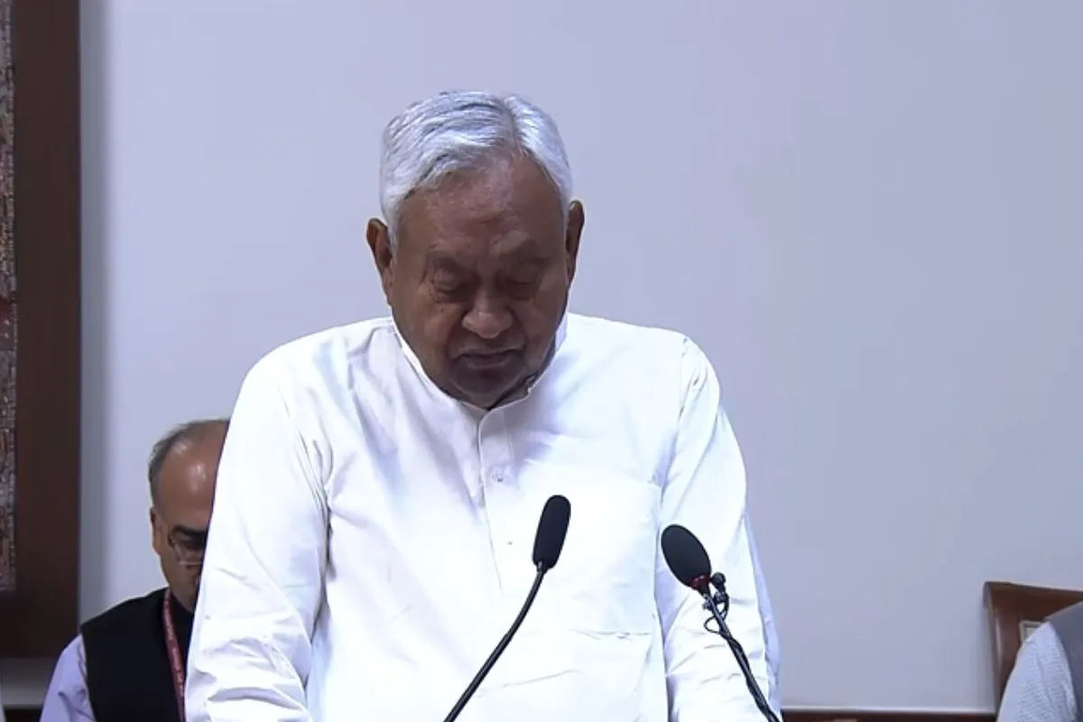 नीतीश कुमार राज्यसभा शपथ