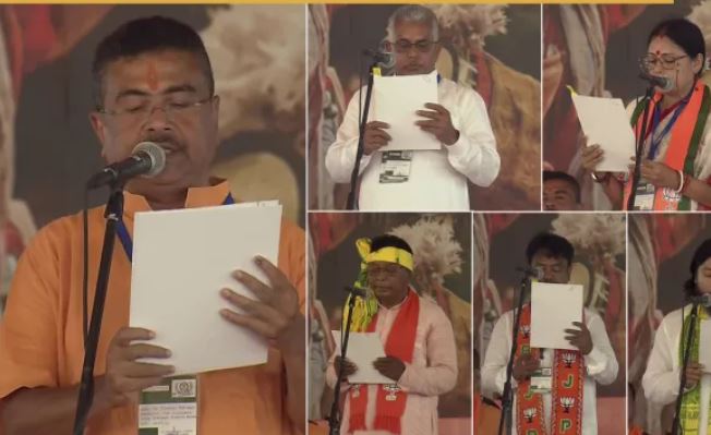 Suvendu Adhikari बने पश्चिम बंगाल के मुख्यमंत्री, राज्य में पहली बार बीजेपी सरकार बनने का दावा