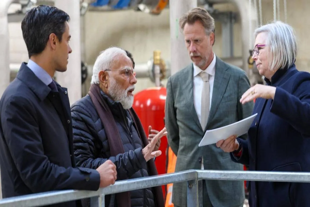 PM Modi visits Dutch dam Afsluitdijk