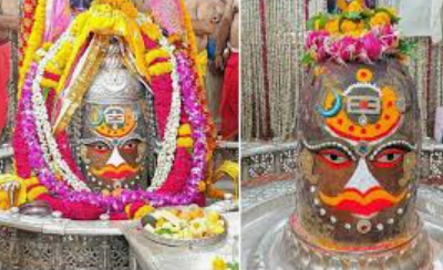 Ujjain: चांदी के मुखौटे और फूलों से सजे बाबा महाकाल, भस्म आरती में उमड़ा श्रद्धालुओं का सैलाब