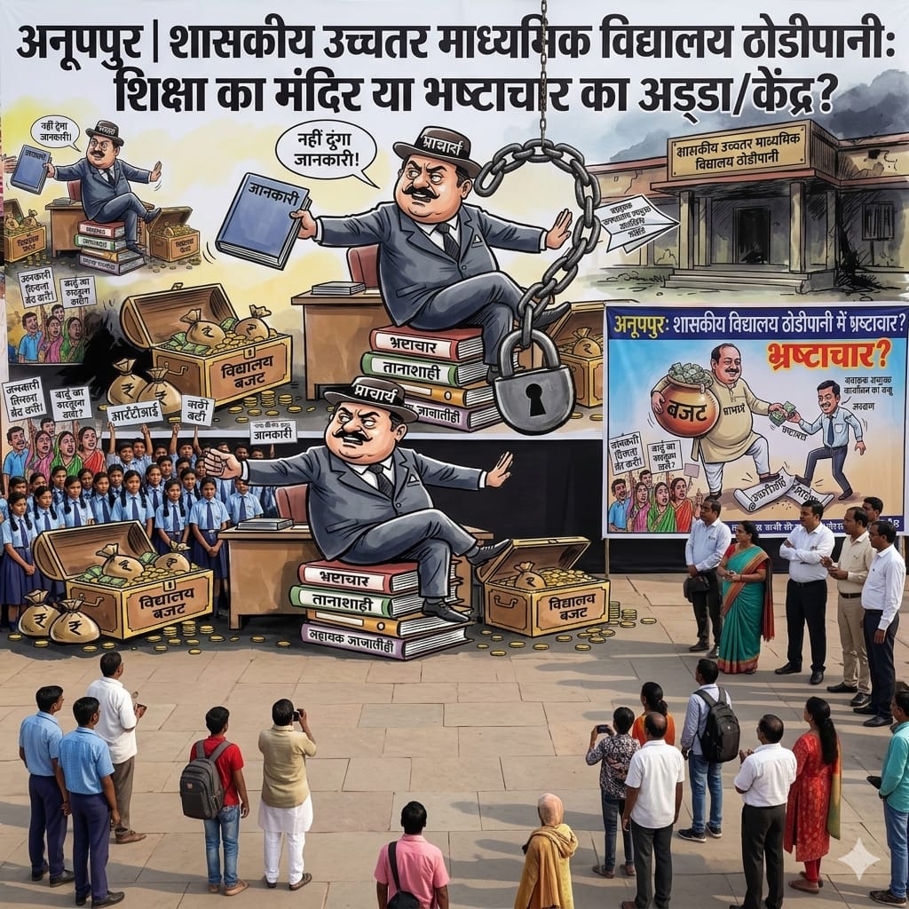 ठोडीपानी प्राचार्य भ्रष्टाचार मामला: विभागीय संरक्षण पर उठे गंभीर सवाल, जनता में बढ़ा आक्रोश