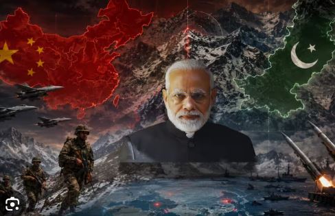 IISS रिपोर्ट में भारत के सामने चीन और पाकिस्तान से दोहरी सुरक्षा चुनौती का जिक्र किया गया है