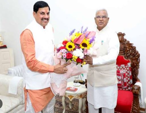 CM डॉ. मोहन यादव ने राज्यपाल Mangubhai Patel से सौजन्य भेंट कर प्रदेश के विकास और जनकल्याण पर चर्चा की