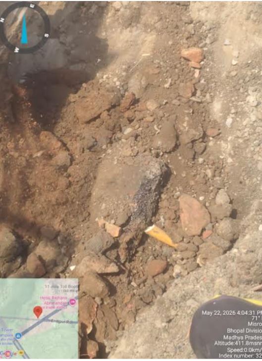 Bhopal में खुदाई से गैस पाइपलाइन क्षतिग्रस्त, Think Gas ने तुरंत मरम्मत कर सप्लाई बहाल, बड़ा हादसा टला