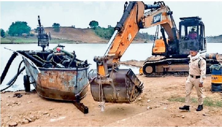 Narmada और हिरन नदियों में अवैध रेत उत्खनन जारी: प्रशासनिक कार्रवाई के बावजूद माफियाओं का नेटवर्क सक्रिय