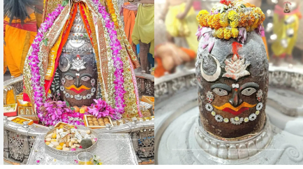 Ujjain: भांग, स्वास्तिक और चंद्रमा से सजा बाबा महाकाल का दिव्य स्वरूप, भस्म आरती में उमड़ा श्रद्धा का सैलाब