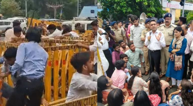 छात्राओं की सुरक्षा को लेकर AVPB का उग्र प्रदर्शन, LLB गर्ल्स कॉलेज के पास शराब दुकान हटाने की मांग तेज