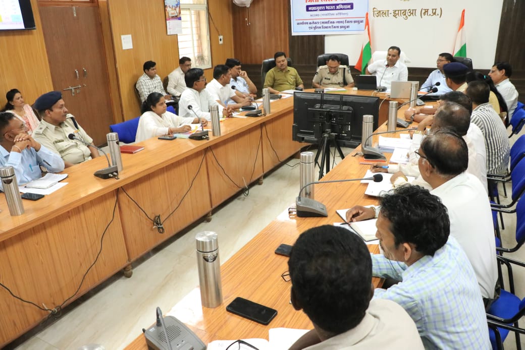 सड़क सुरक्षा समिति बैठक Jhabua: 50% दुर्घटनाएं घटाने का बड़ा लक्ष्य, कलेक्टर डॉ. योगेश भरसट के सख्त निर्देश